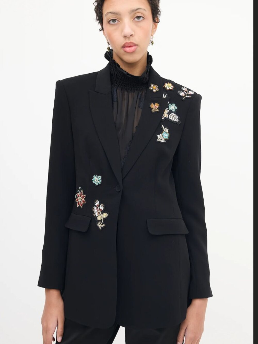 Cinq à Sept Cheyenne Embelished Blazer